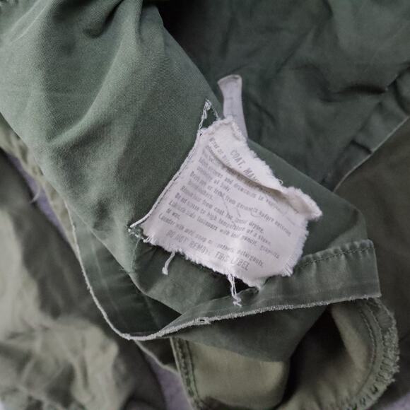 Vintage US Army OG-107 Medium Drab Green Long Sleeve Field Coat - Picture 9 of 13